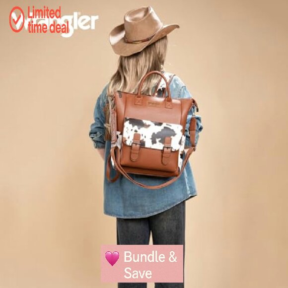 Convertible Backpack Purse with Anti-Theft Pocket for Work Travel - Picture 3 of 7